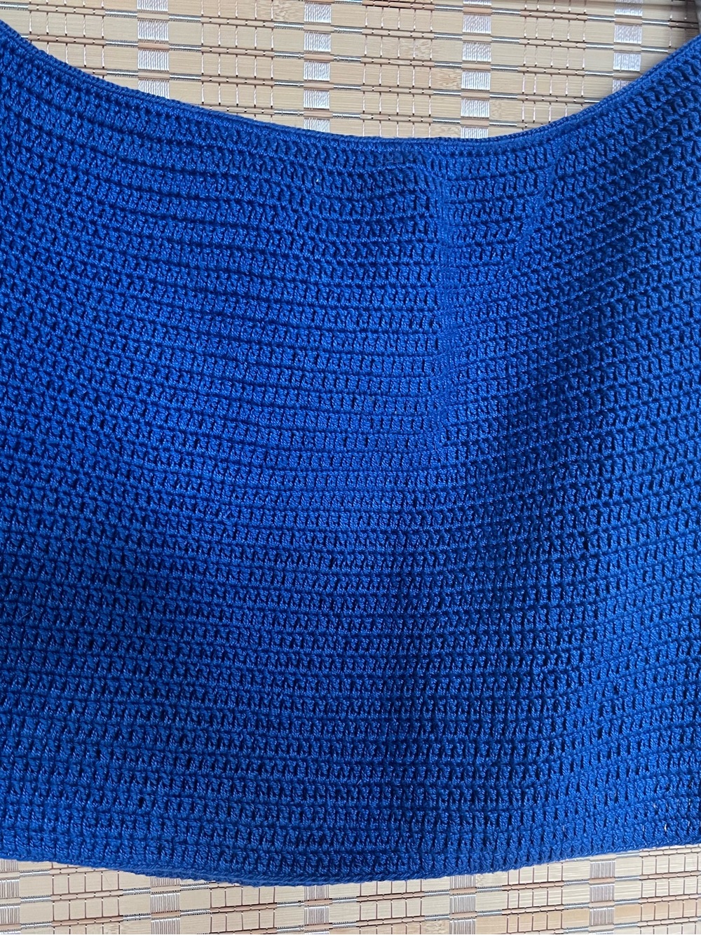 Blue Women’s 100% Cotton Crochet Skirt